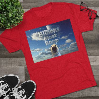 Boop Meme T‑Shirt — "Billions Must Boop"