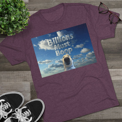 Boop Meme T‑Shirt — "Billions Must Boop"