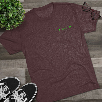 Minimal 'Hello, I'm' Green Dot Chest Tee - Casual Unisex Crew Shirt