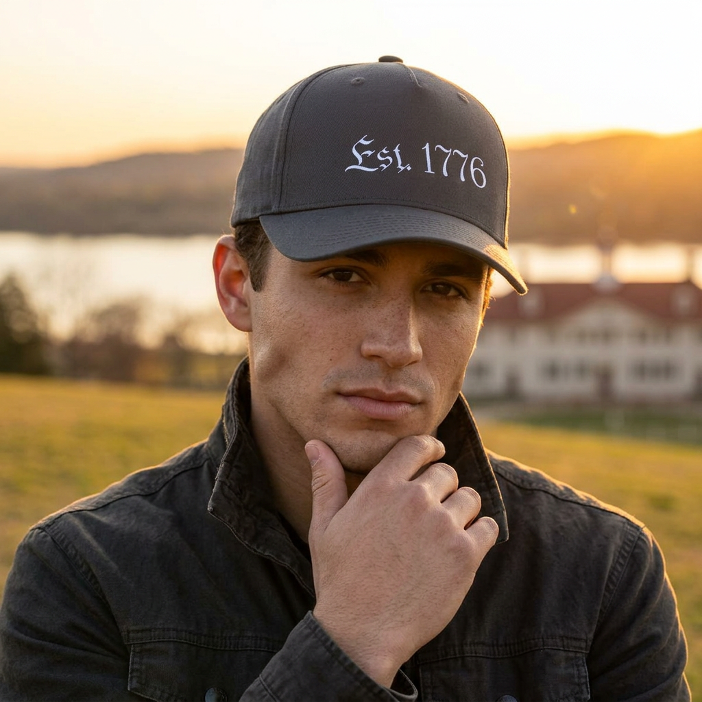 Est. 1776 Baseball Cap — Vintage Patriotic Snapback