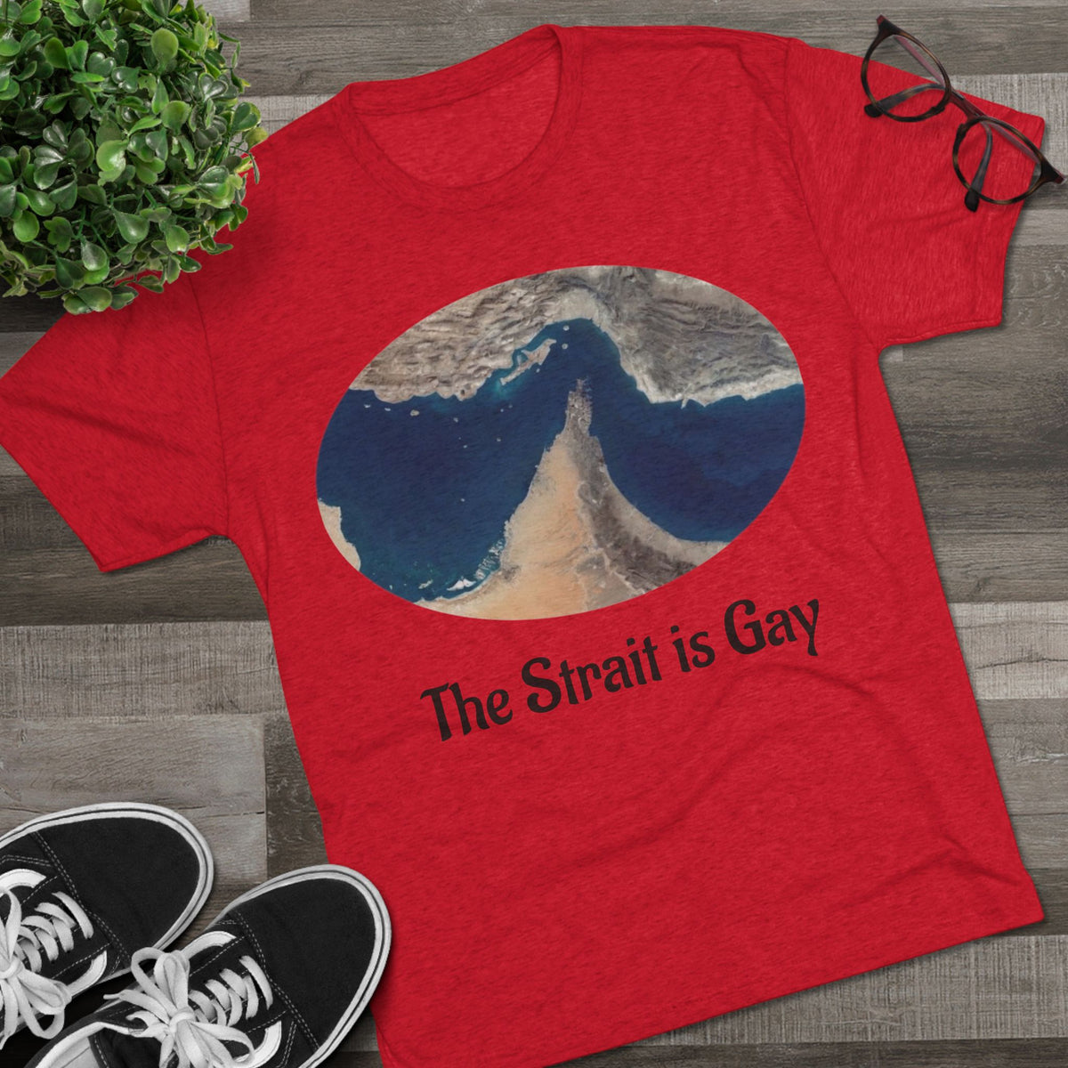 The Strait Is Gay T‑Shirt