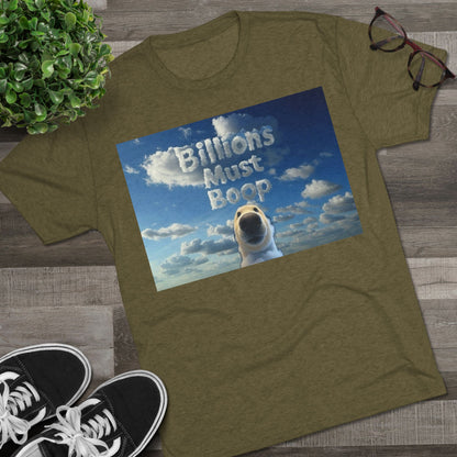 Boop Meme T‑Shirt — "Billions Must Boop"